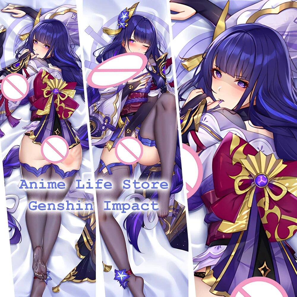 Genshin Impact Baal Косплэй наволочка аниме игра Raiden Shogun Dakimakura обнимающая наволочка для тела подушка домашняя кровать рождественские подарки