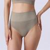 Women Underpants High Waist Solid Color Slimming Thread Butt-lifted Good Breathability Elastic Quick-drying Sport Casual Briefs Female Panties