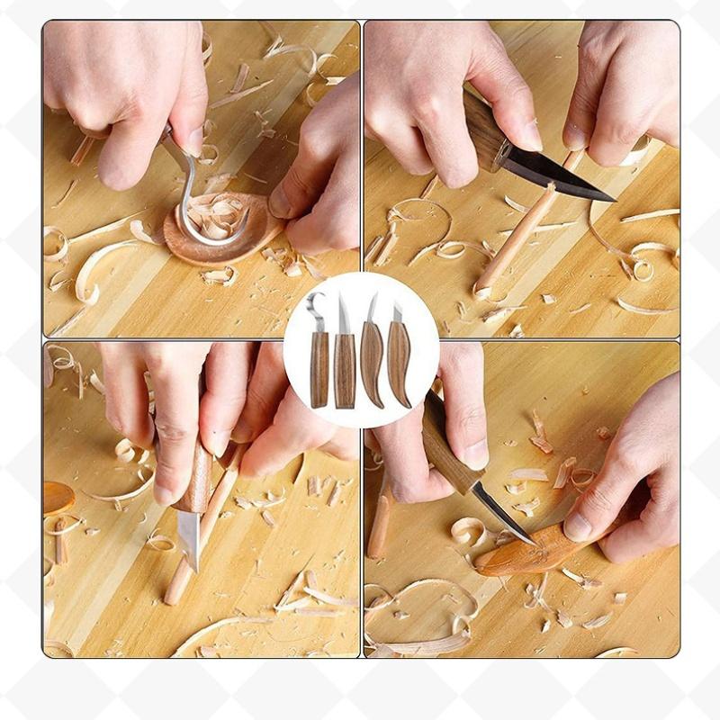 Walnut carving knife, handmade carving knife, carving knife, woodworking tool