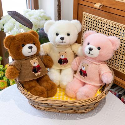 Новый милый свитер медведь плюшевая игрушка медведь кукла кукла девочка плюшевая подушка-игрушка плюшевый мишка