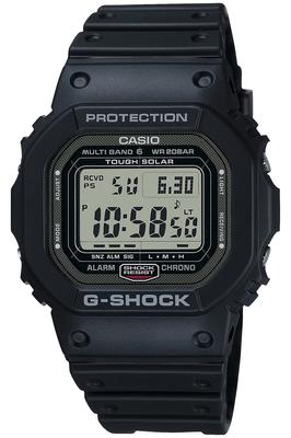 Casio Изготовлены в Радио Металлическая Завинчивающаяся Крышка G-Shock GW-5000U-1JF Мужские Часы, Черный, Япония, Солнечная Энергия, Радиоуправляемые, Корпус,