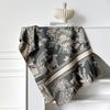 Бренд Элеганс Двусторонняя печать Шарф Мягкий Теплый Бахрома Пашмина Шаль Осень и Зима Уличный Холодостойкий Ветрозащитный Плед
