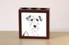 Fox Terrier Wire – Pen holder with a dog, desk organizer with a print | Art-Dog