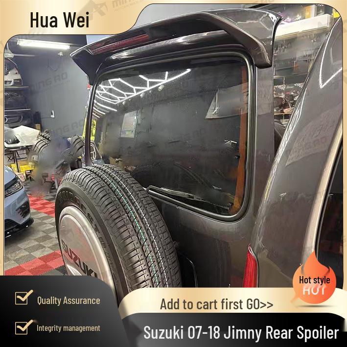 Suzuki Jimny 2007-2018 Задний спойлер Легкая установка (Не требуется сверление)