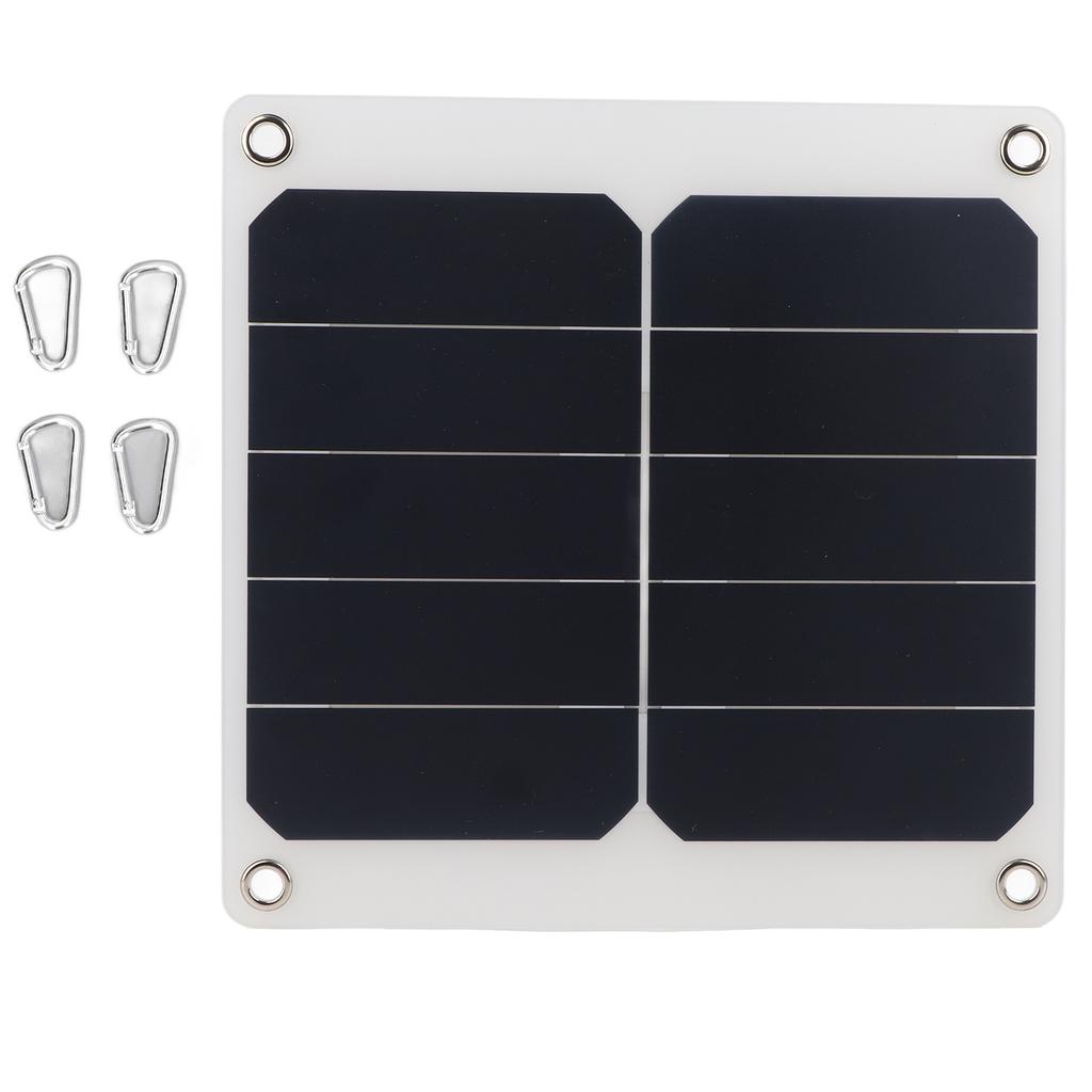 15W Solar Panels USB High Conversion Efficiency Light 5V Portable Solar Power Bank for Camping