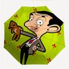 Mr Bean Fashionable Automatic Opening/Closing Folding Umbrella. Portable and Foldable, Ideal for Gift, Travel, and Daily Use.