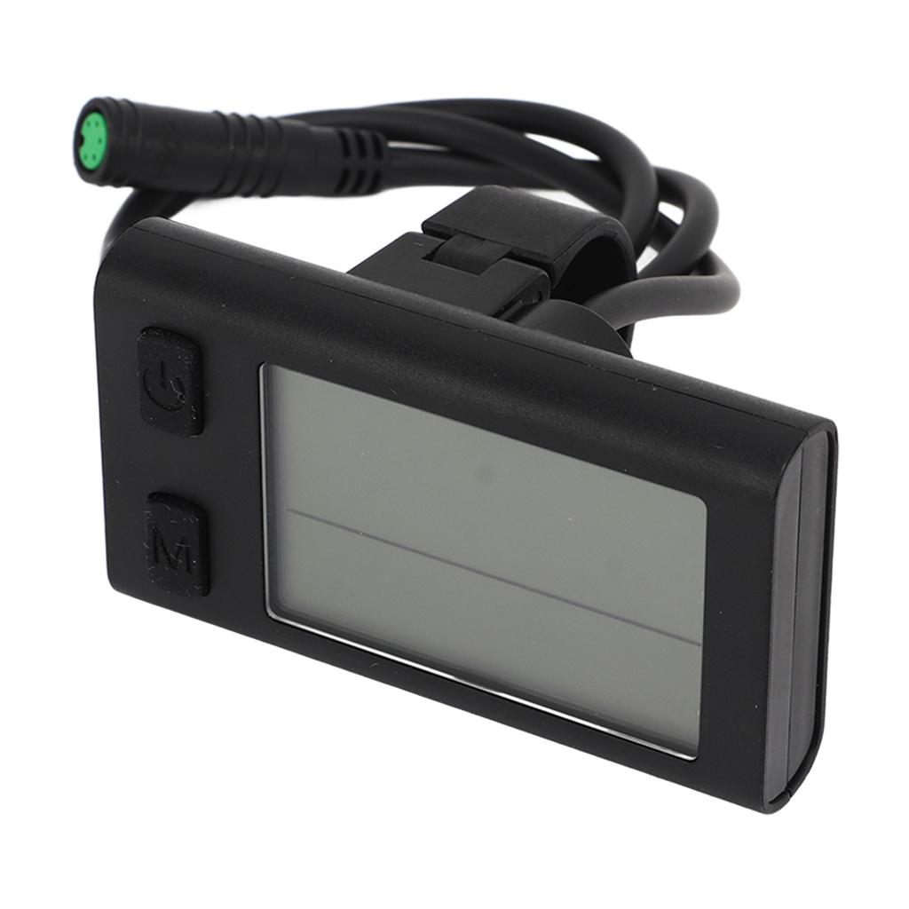 Electric Bike LCD Display Meter Cycling Speedometer Odometer Bike Computer Panel 24V 36V 48V