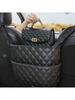 Car Middle Seat Storage Net Large Capacity Leather Bag Seat Back Storage Bag Car Chair Back Supplies Storage Goods Hanging Bag