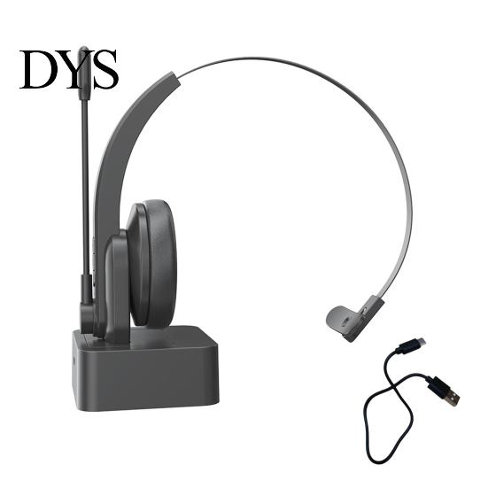 Беспроводные наушники Bluetooth 5.0 с шумоподавлением, накладные, с микрофоном, для водителей грузовиков, деловые