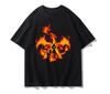 Adult and Childrens Sweet Cool Harajuku Style Y2K Pokémon Charizard  Pikachu Evolution 3D Printed Short Sleeve