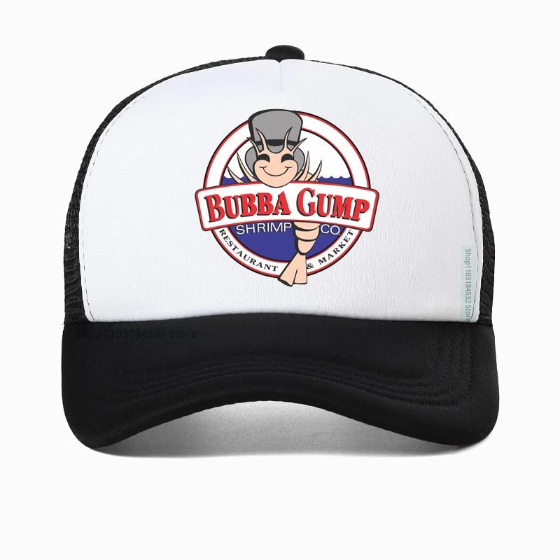 Регулируемая Бейсболка Bubba Gump Креветочная Компания 3D-печать Кепка Лес Галлам Дышащая Сетчатая Кепка креветочный Тракер Папа кепки кость