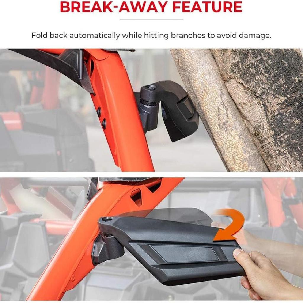 CAN-AM MAVERICK X3 Side Mirror Modification for ATV