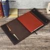 Ручная работа, натуральная кожа крупного рогатого скота, формат B5, книжка-раскладушка, обложка для блокнота, портативная обложка для делового офисного дневника