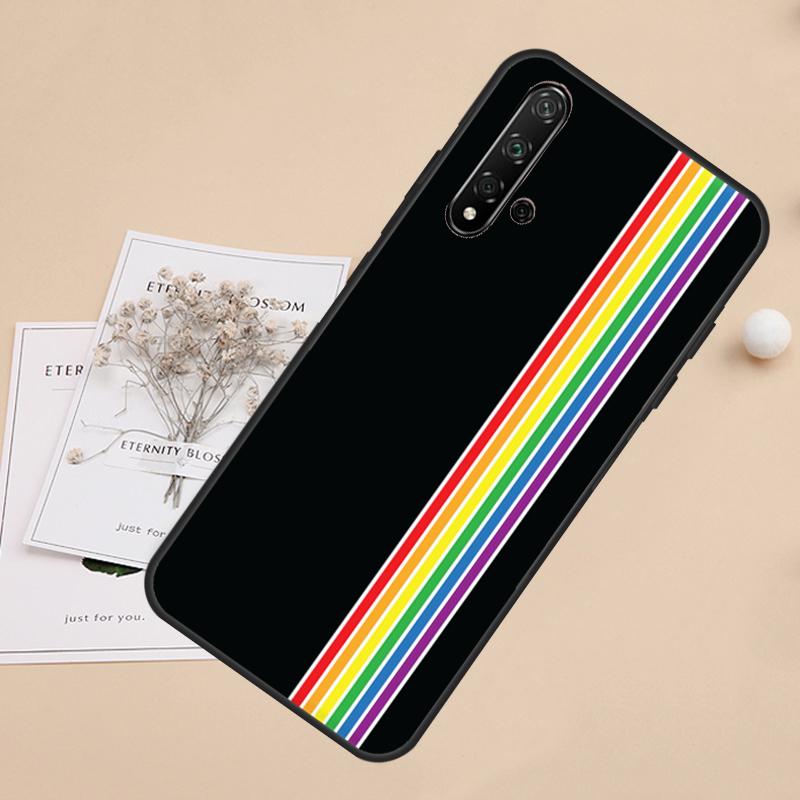 Heart Rainbow Gay Pride LGBT For Huawei Nova 12i 11i 8i 7i 3i 9 10 SE Y60 Y61 Y70 Y72 Y73 Y90 Y91 P20 P30 P40 Lite Case