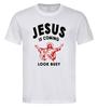 Иисус грядет Футболка Занят Религия Христианство Смешной Шинейд О'Коннор 1070