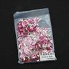 Целая упаковка из 1440 кристальных светло-розово-красных украшений с плоским дном в виде мини-капельки с бриллиантами особой формы для дизайна ногтей