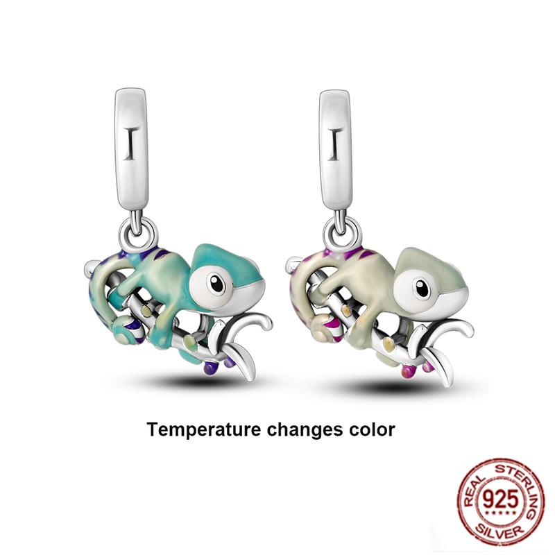 925 Стерлинговое Серебро Красочный Ловец Снов Светящийся Светлячок Подарок Самолет Земля Шармы Подходят Оригинальный Подвеска DIY Изготовление Ювелирных Изделий