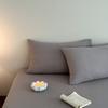 Cotton Pillowcase Set 48x74cm Anti-Oil Stain Washable Bedding Couples Modern Minimalist Home Use