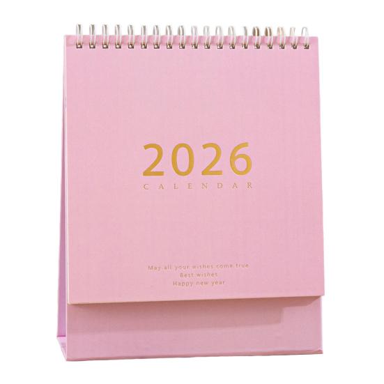 2026 Desk Calendar Retro Style Thick Paper Time Management Planner Home Office School Daily Schedule Planner