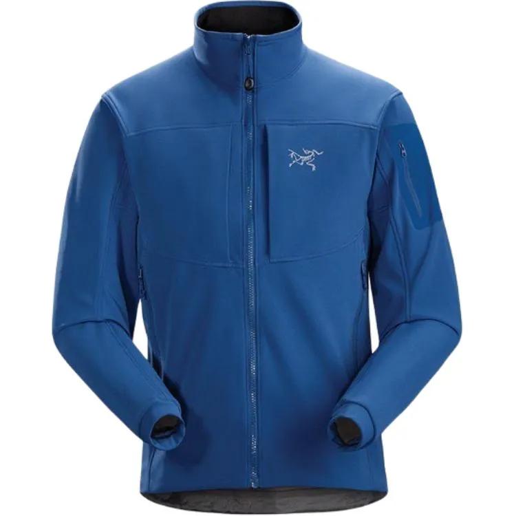 Arc'teryx GAMMA MX Jacket Windproof Stand Collar Fleece Lined Logo Soft Shell Jacket Men's Black (Unisex) Softshell Jackets 19276