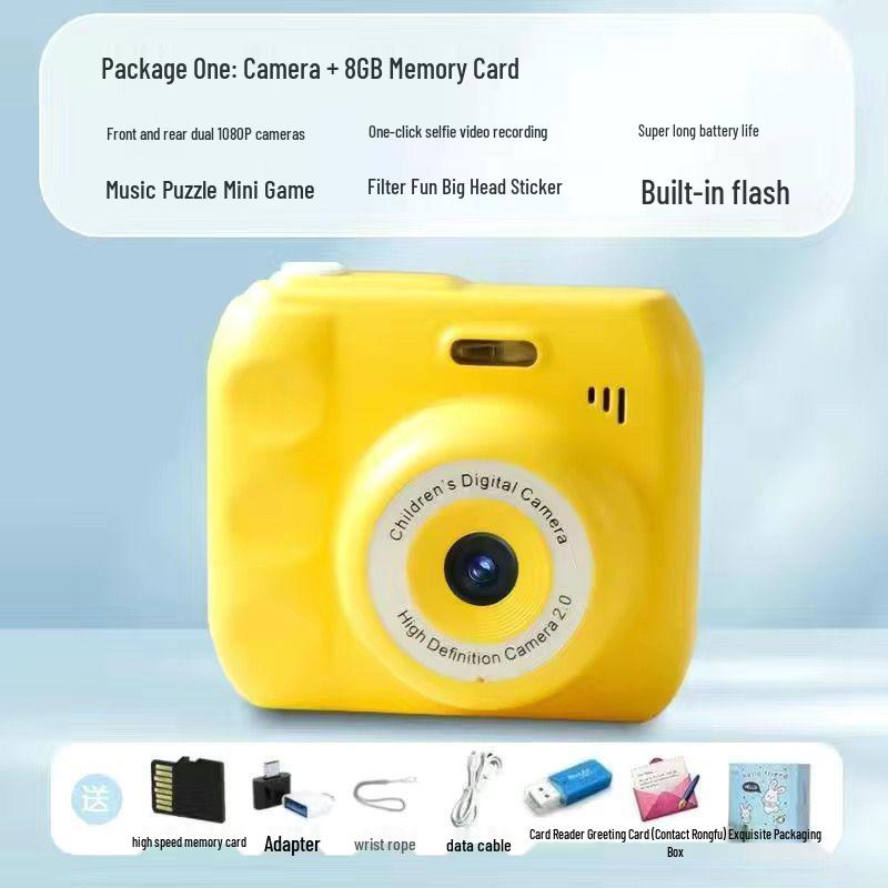 Двойная HD цифровая камера Polaroid для кампуса и вечеринок - Передает фотографии на телефон - Доступно 12 цветов