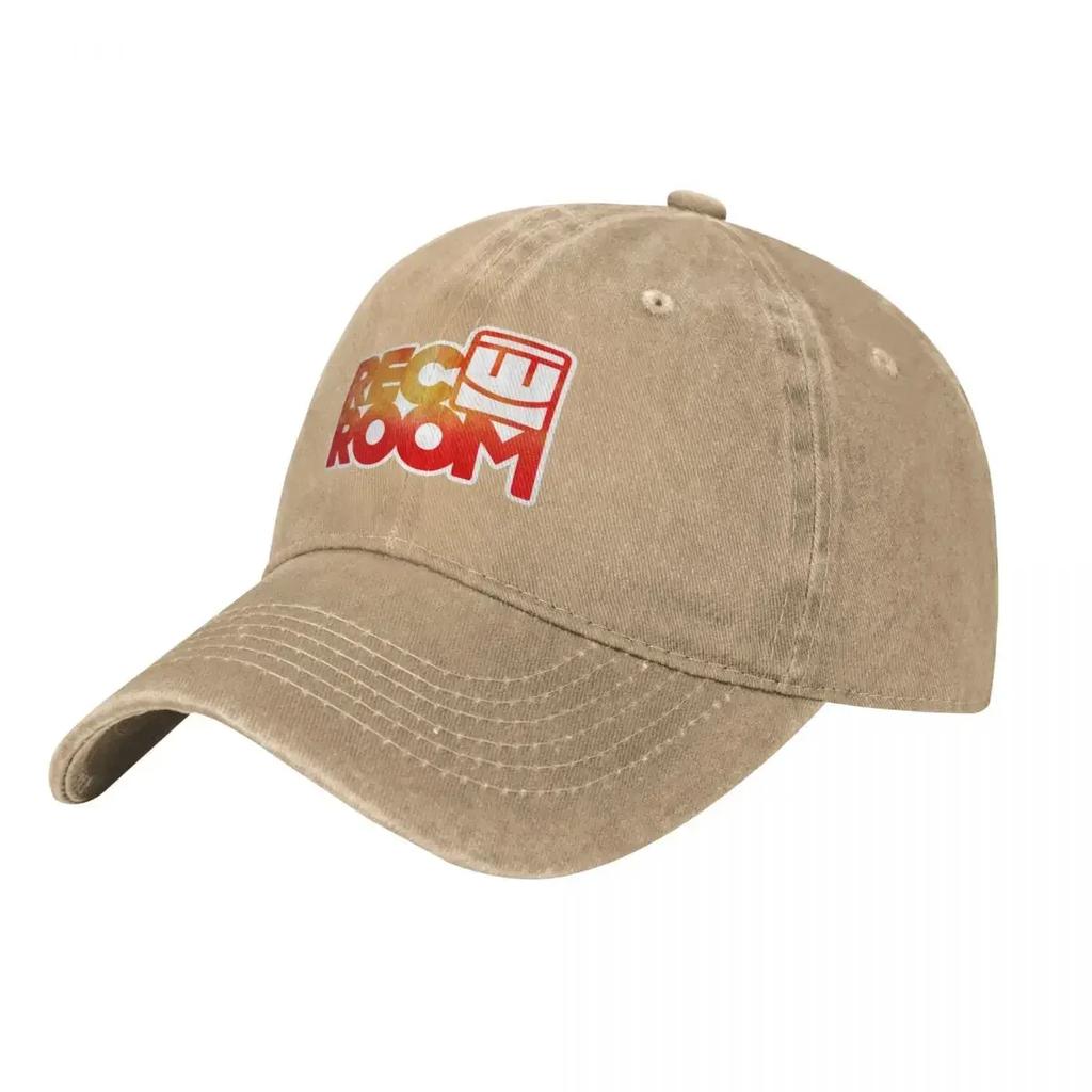 Painted Rec Room logo Baseball Cap Rave beach hat For Men Women's
