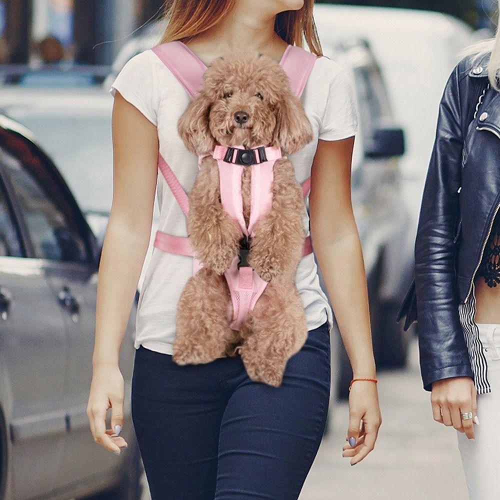 Регулируемые рюкзаки-переноски для собак Hands Free Dog Outgoing Bag Практичные рюкзаки Pet Front Backpacks Spring