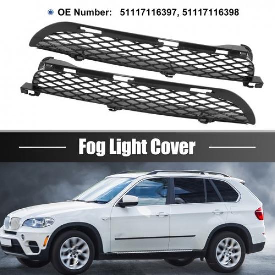 Pack of 2 For BMW X5 2004-2006 Front Left Right Bumper Grille Cover Trim