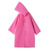 Boys and Girls Childrens Waterproof Raincoat Non-disposable Convenient EVA Transparent Outdoor Raincoat with Hood for Children