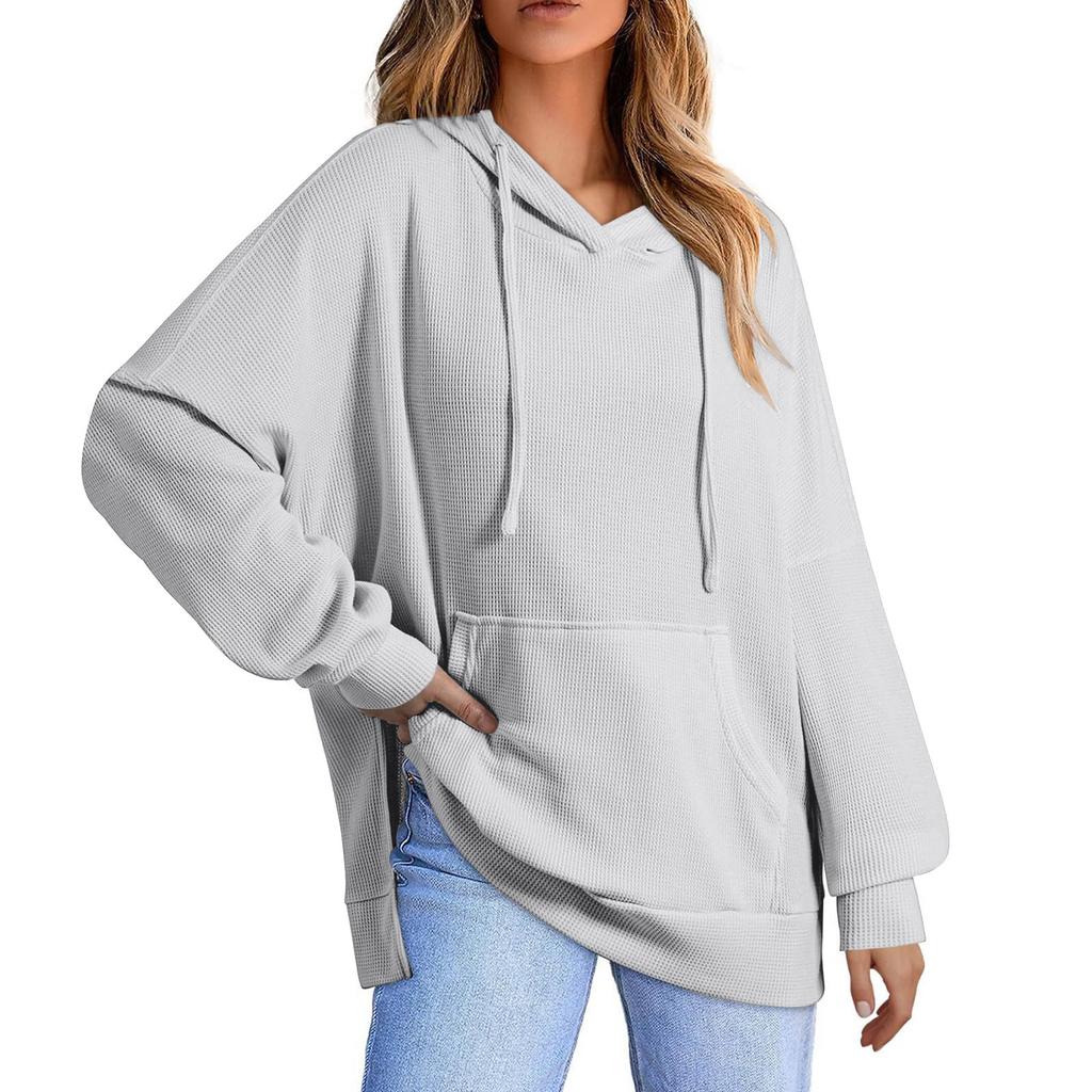 Женская одежда, осенне-зимний свитер с круглым вырезом и длинными рукавами, большой свободный плюшевый утолщенный свитер, топ