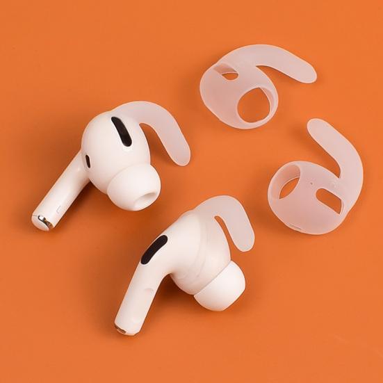 1 Pair Eartips Fall-proof Anti Slip Silicone Sports Earphone Covers for Airpods Pro