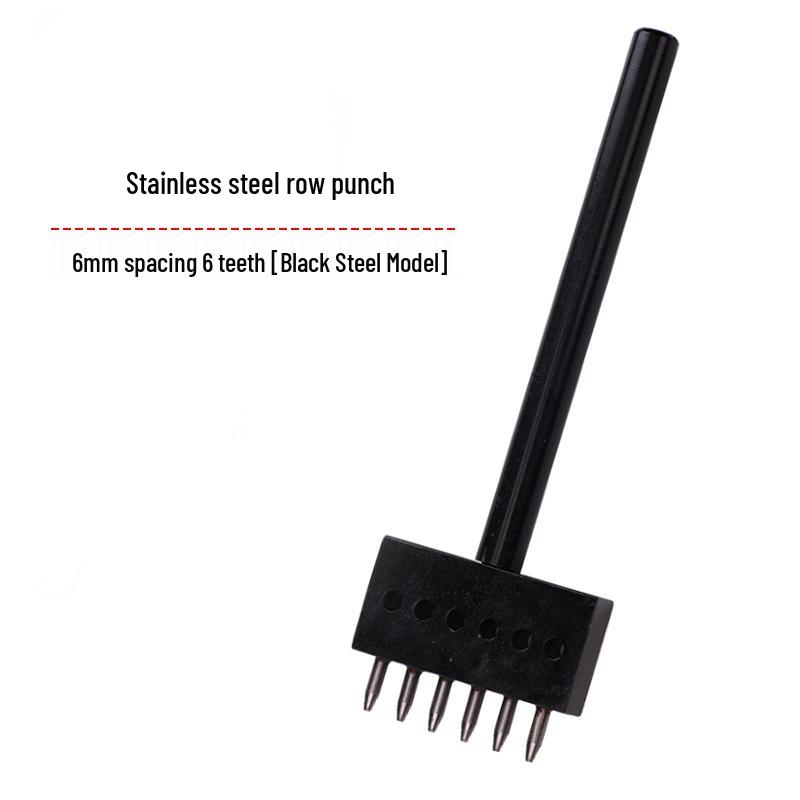 Ручной DIY Пробойник для Кожаного Ременья - Круглый Рядный Инструмент