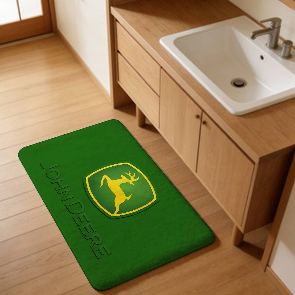 Classic Logo J-John D-Deere Kitchen Mat Kids Room Bedroom Decoration Balcony Anti-Slip Doormat Living Room Alfombra