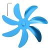 Stove Fan Aluminum Alloy Blade 7 Blades Easy Installation Universal Fireplace Fan Blade Replacement