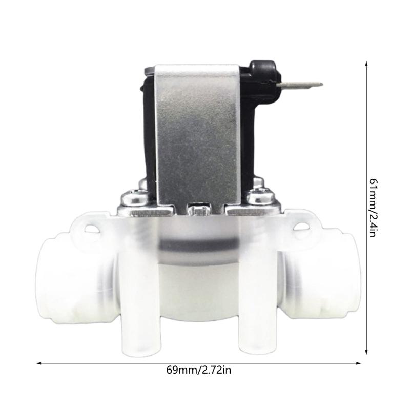 DC12V/110V/220V 3/8'' Нормально закрытый электромагнитный клапан Переключатели потока на входе воды