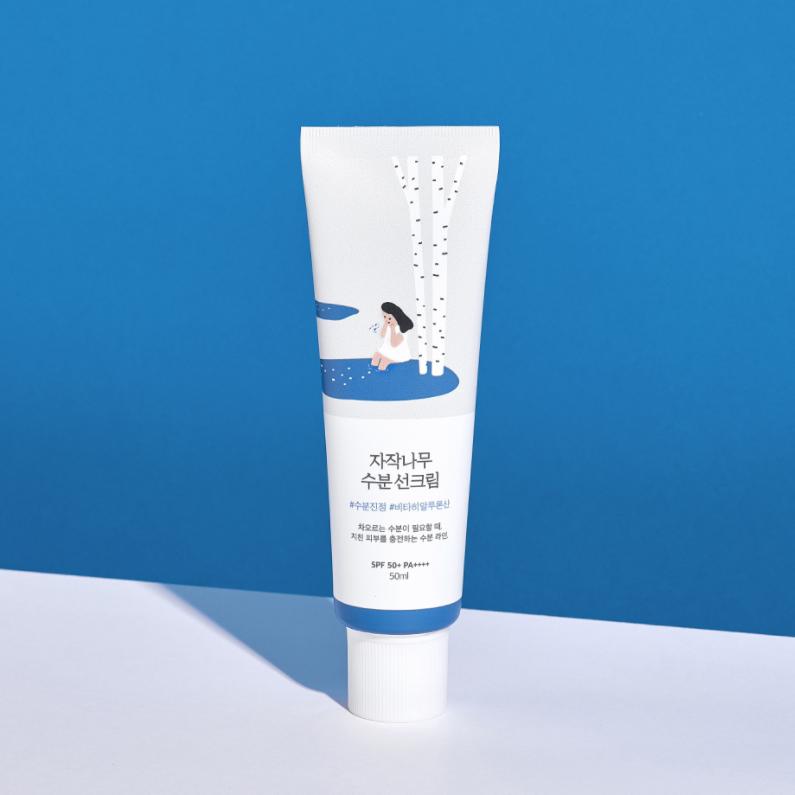 ROUND LAB Березовый сок Увлажняющий солнцезащитный крем 50мл SPF 50+ PA++++