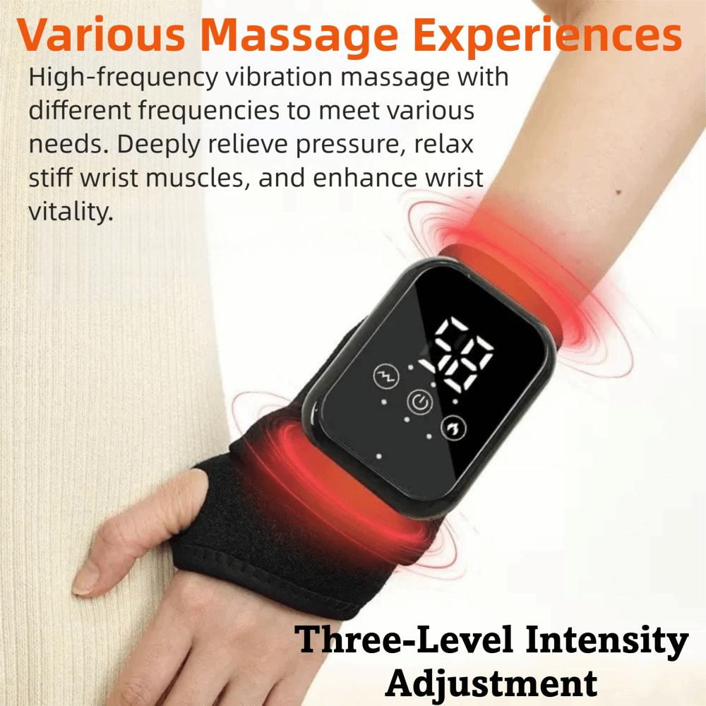 Adjustable Hot Compress Wrist Brace Protective Wrist Support Belt  Electric Massage Tool