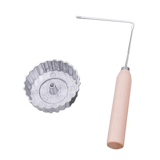 2 шт., розетка Timbale Maker, надежная противоизносная однотонная привлекательная противоожоговая ручка, форма для жарки для ресторана