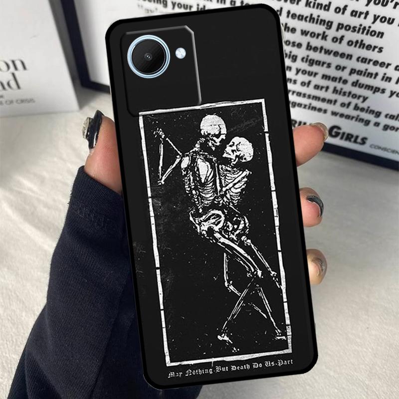 Психоделический Скелет Для Realme C63 C71 C55 C67 C51 C75 C61 C65 C53 10 11 12 13 14 15 Pro Plus GT6 GT7 Pro Чехол