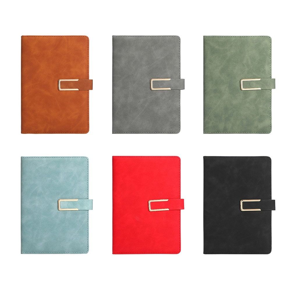 A5 Size A5 Notebook Horizontal Line Loose-Leaf Book New Leather Notebook