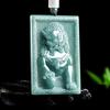 High-Grade A-Grade Jade Blue Water Lion Pendant for Men