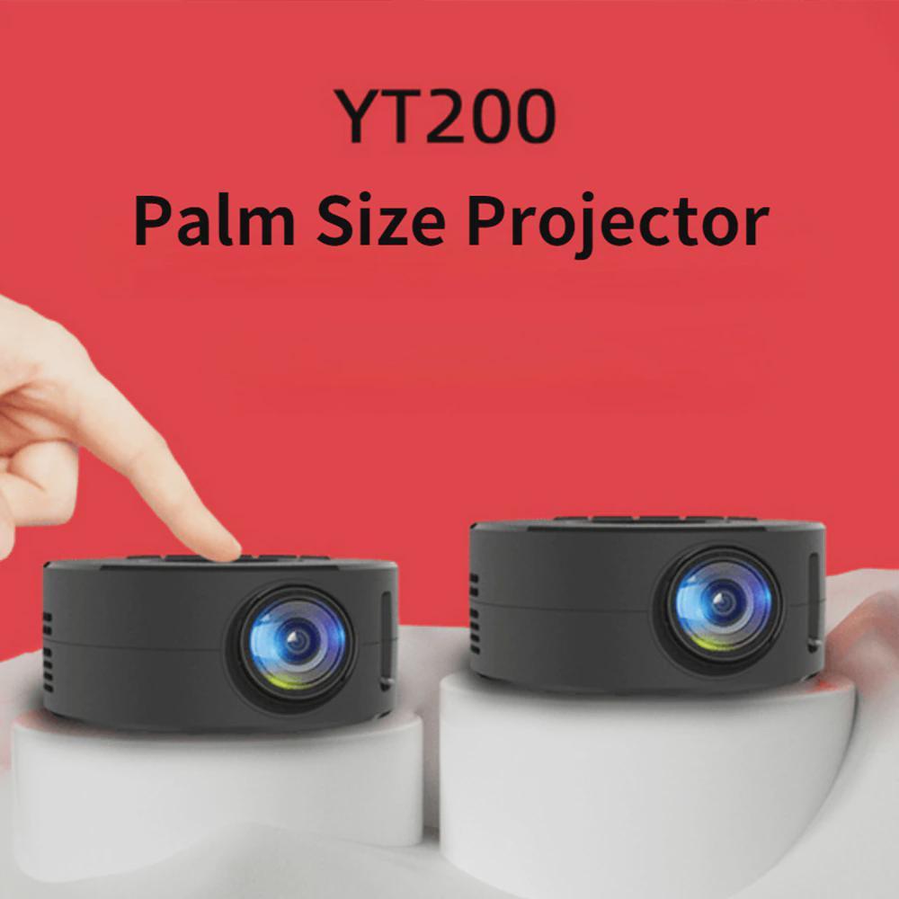 1080P Mini LED Mobile Projector Home Theater Video Media Player Outdoor Cinema Wired Same Screen Projector For Iphone Android