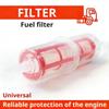 1/2pcs Universal 8-10mm Inline Diesel Fuel Filter for Motorcycle Car Truck High-Performance Plastic Fuel Filter Replacement