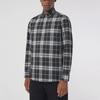 Burberry Shirts Men's Gray Lapel Moderate Shirt 80481471