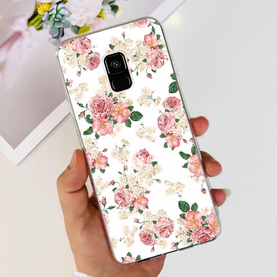 Для Samsung Galaxy A8 (2018) / A8+ (2018) Мягкий силиконовый TPU чехол SM-A730F A530F для Samsung A 8 A8 Plus, милые чехлы с мультяшными пандами
