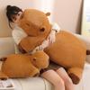 Giant Cute And Charming Capybara Plush Doll Floor Mat Tall Superior Quality Animal Brown Capybara Plush Carpet Home Decor Present Designed For Boys
