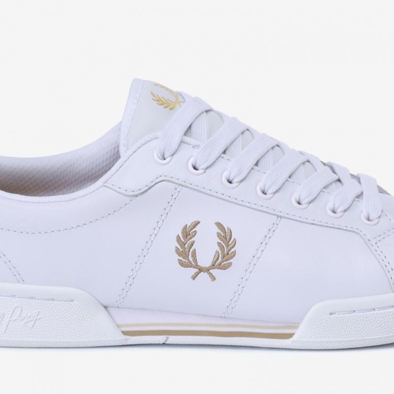 Fred Perry Мужские кожаные кроссовки Sfpm2416311 U67