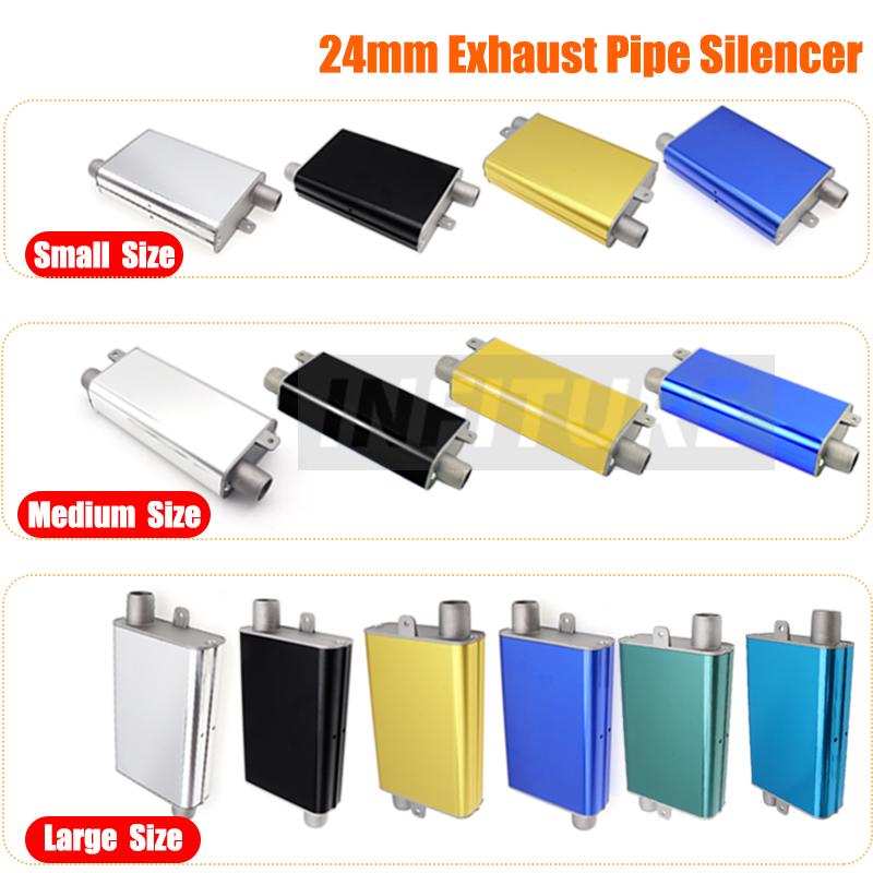 24mm Muffler Air Parking Heater Exhaust Pipe Aluminum Alloy Small Medium Large For Car Truck Camper VAN