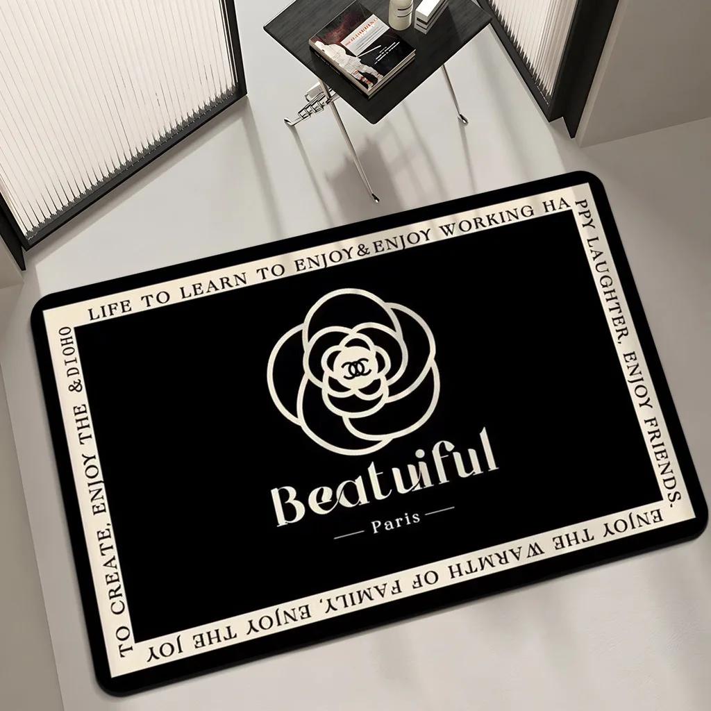 Diatom mud bathroom floor mat, toilet water absorption quick-drying, bath non-slip and anti-drop mat, toilet door floor mat