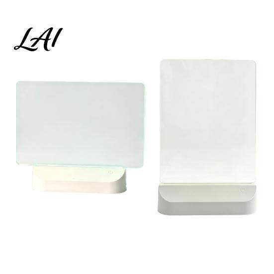 Portable Lighted Sign for Bar LED Drawing Board Kids Rechargeable DIY Light Up Tablet with 7 Color Illuminated Writing Lights Pens Neon Glow